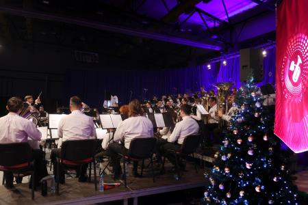 STOLETJE NAVDIHA 50. božično novoletni koncert Godbe Cerknica 13 Foto Ljubo Vukelič